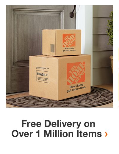 Free Delivery on Over 1 Million Items