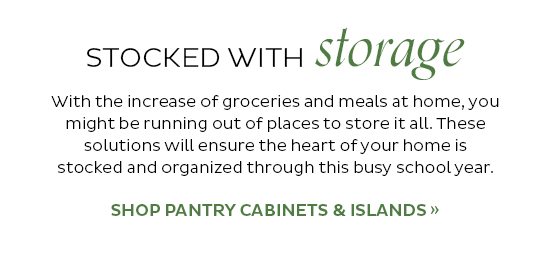 Pantry Cabinets & Islands