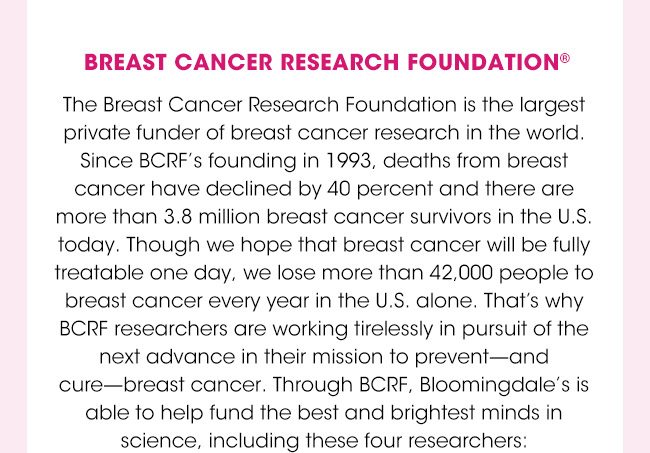 BREAST CANCER RESEARCH FOUNDATION