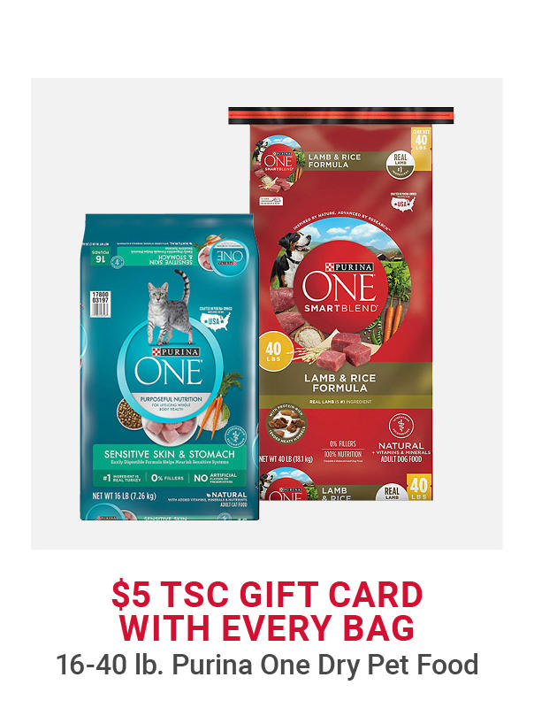 7-40 lb Purina One Dry Pet Food