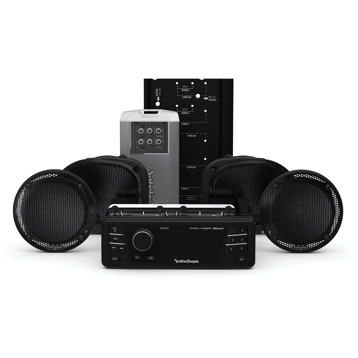 4 Speaker Stereo System Kit 