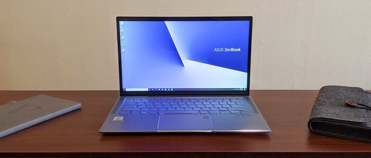The Asus ZenBook 14 UX431FA is a good business laptop on a budget