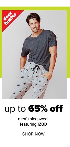 Up to 65% off Sleepwear for him featuring IZOD - Shop Now