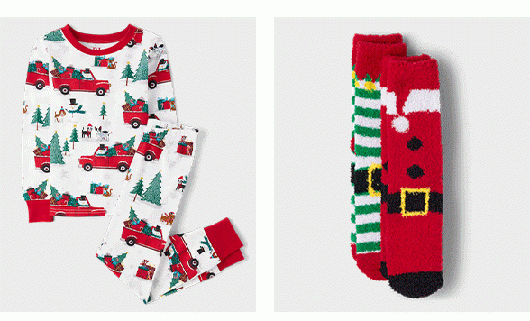 $5, $10 & $15 Holiday Pajamas