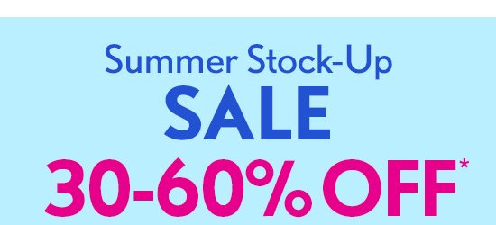 Summer Stock-Up