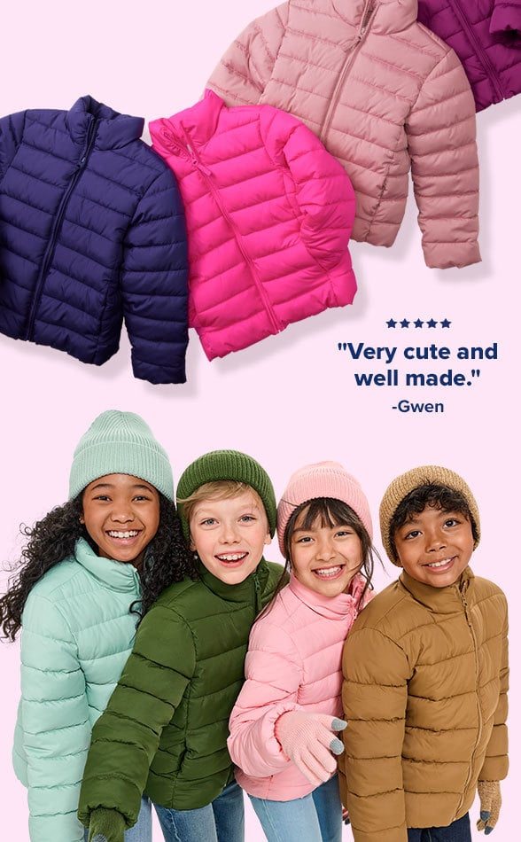 Buy a $19.99 Puffer Jacket, get $5 Hats or Gloves