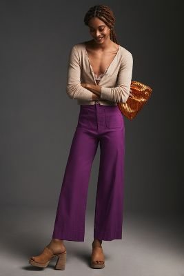 The Colette Cropped Wide-Leg Pants