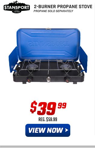 Stansport 2-Burner Propane Stove