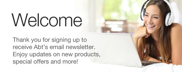 Welcome! Thank you for signing up for our email newsletter