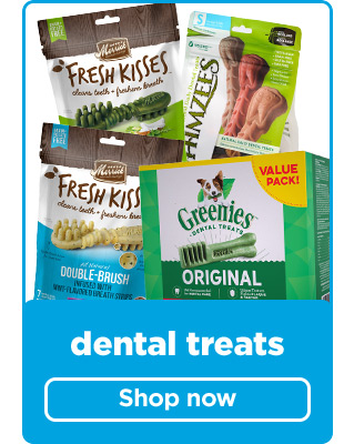 Dental treats. Shop now.