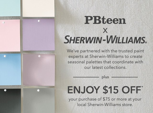 Save 15 Off Paint From Pbteen And Sherwin Williams Pottery