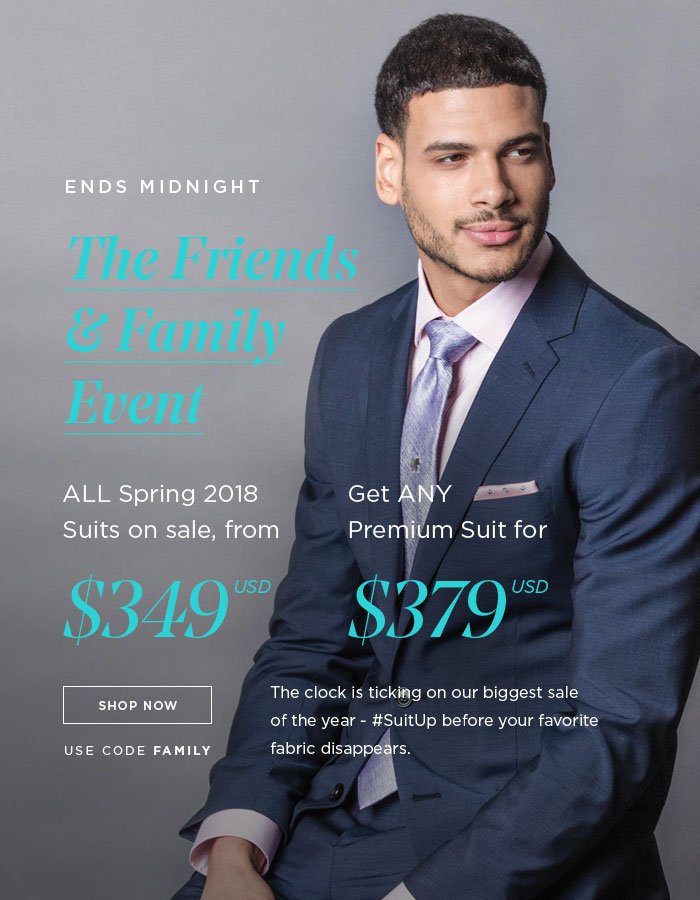 THE FRIENDS & FAMILY EVENT [SHOP NOW]