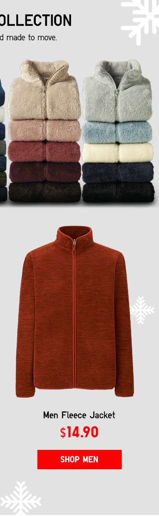 MEN FLEECE JACKET - NOW $14.90 - SHOP CLASSIC FLEECE