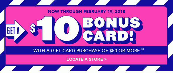 Post-Holiday Bonus Event Gift Card 