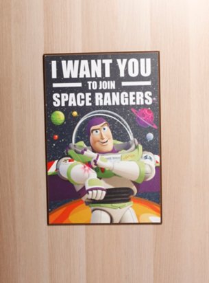 Toy Story Buzz Wants You Wood Wall Art HT Exclusive