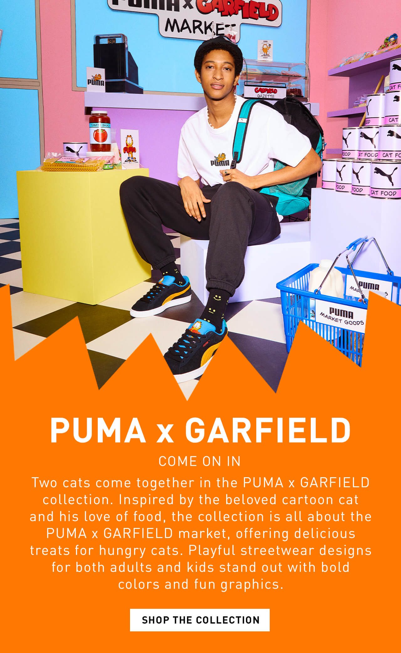 PUMA x GARFIELD | COME ON IN | Shop THE COLLECTION