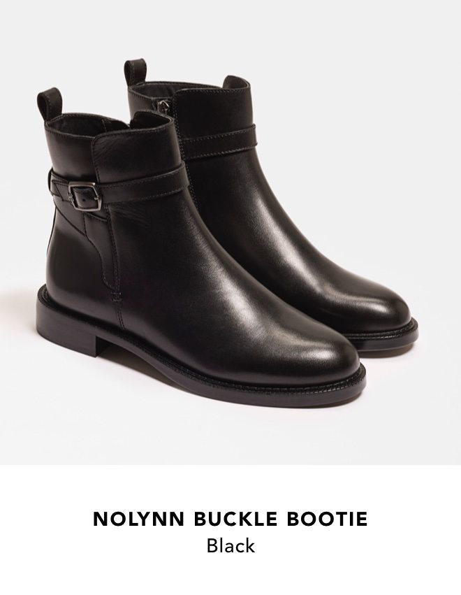 Nolynn Buckle Bootie (Black)