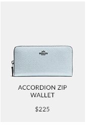 ACCORDION ZIP WALLET | $225