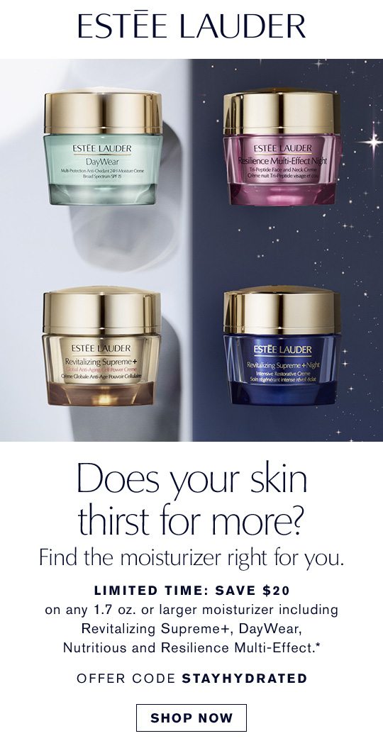 Does your skin thirst for more? | SHOP NOW