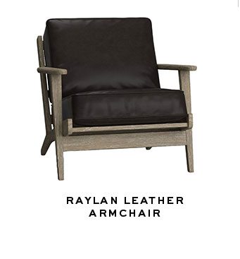 RAYLAN LEATHER ARMCHAIR