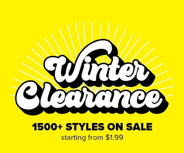 1500+ Styles on Winter Clearance