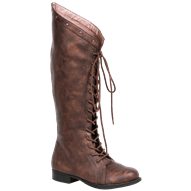 Huntress Lace Up Calf Boots