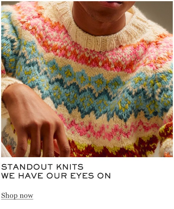 Standout knits we have our eyes on