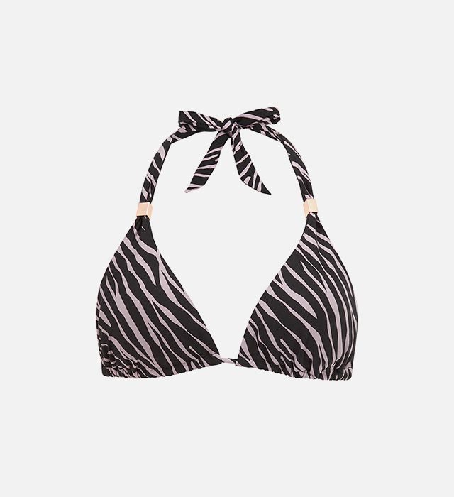 John Lewis & Partners Zizi Animal Triangle Bikini Top