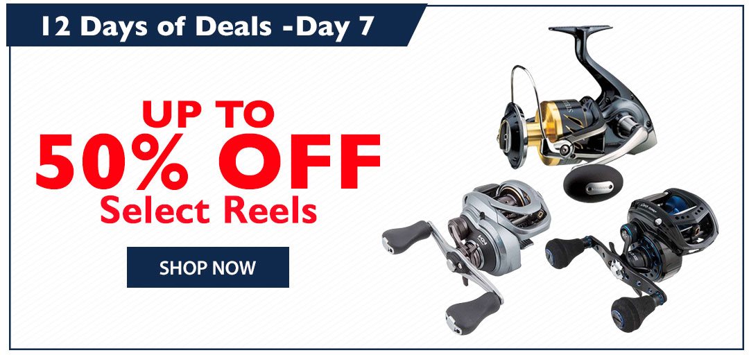 Up to 50% Off Select Reels