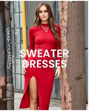 Sweater Dresses Category