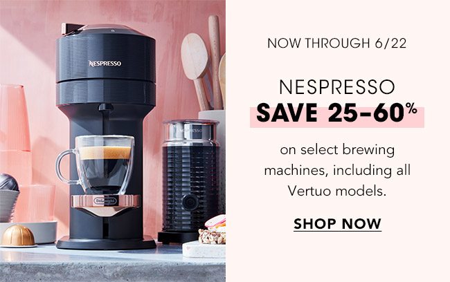 Nespresso Save 25-60%