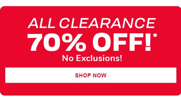 70% off All Clearance