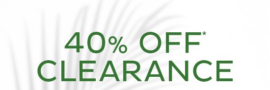 40% Off Clearance