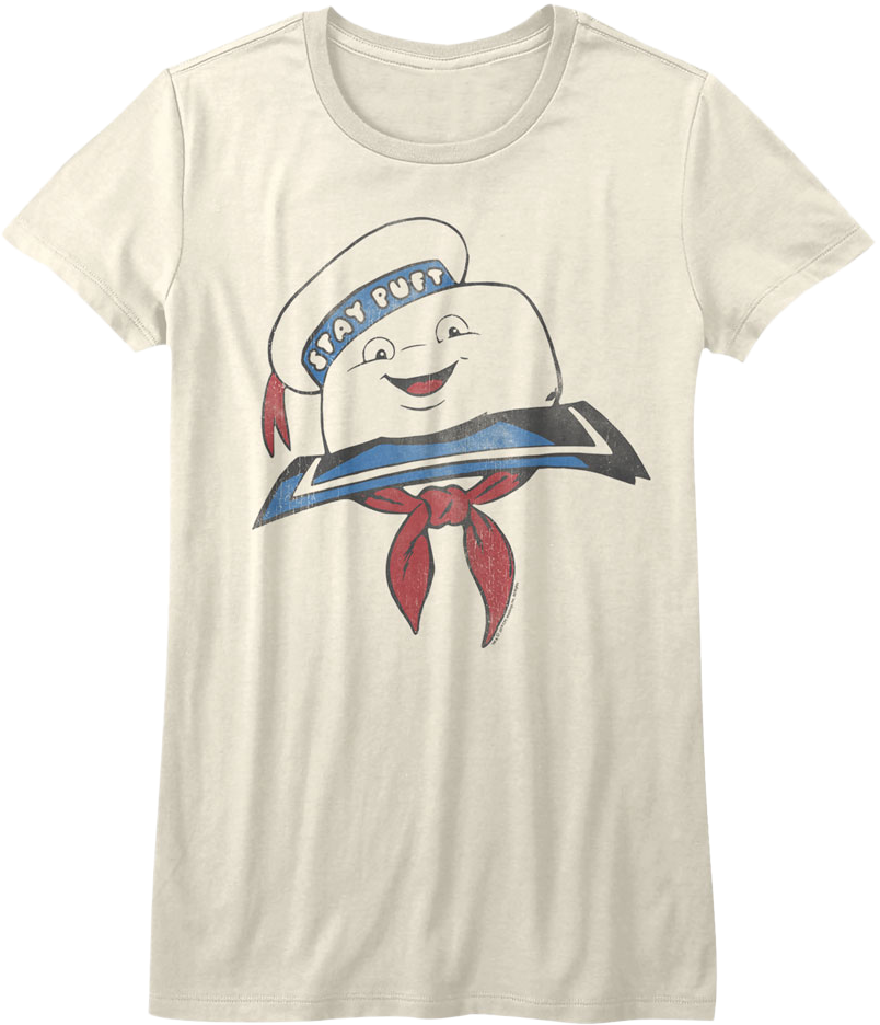 Junior Stay Puft Marshmallow Man Real Ghostbusters Shirt