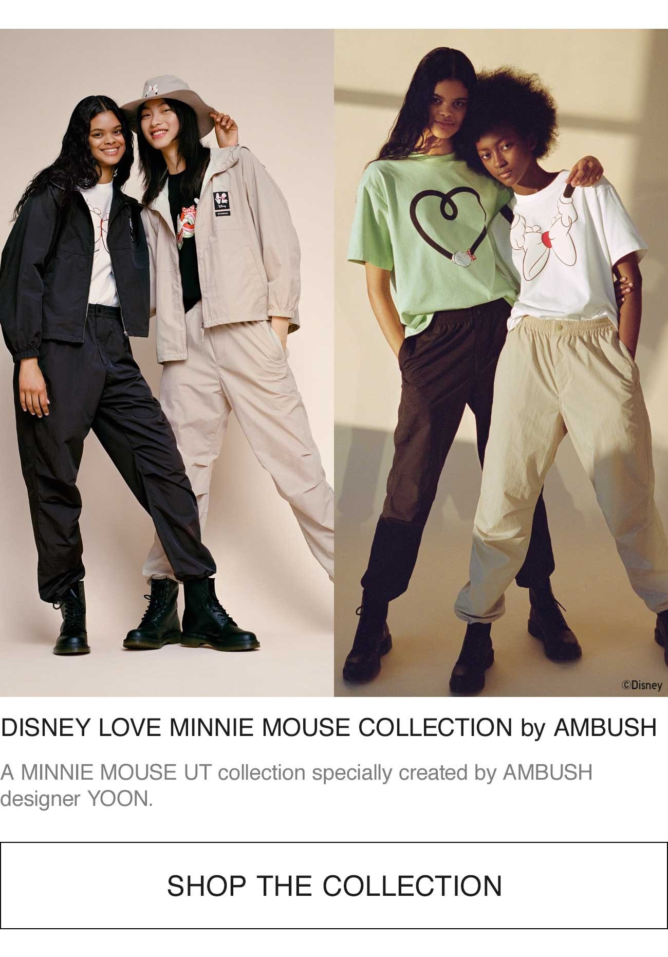 DISNEY LOVE MINNIE MOUSE COLLECTION BY AMBUSH