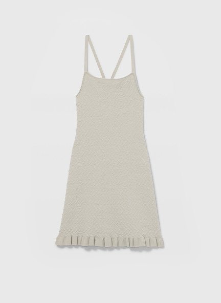 Strappy Texture Tank Dress