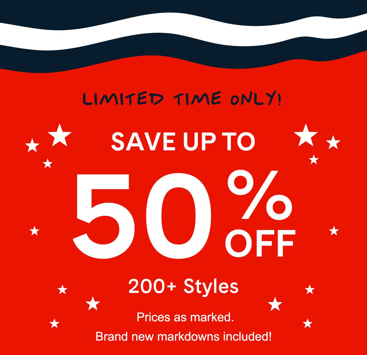 Up To 30% off all styles