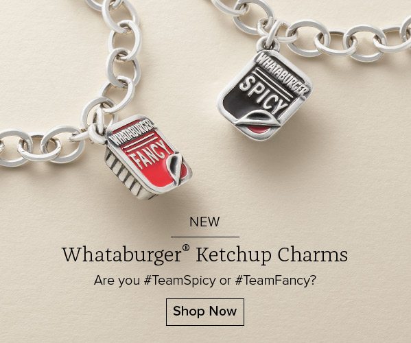 NEW Whataburger® Ketchup Charms - Are you #TeamSpicy or #TeamFancy? Shop Now