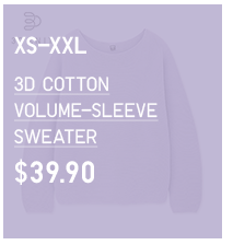 BODY1 PDP11 - 3D COTTON VOLUME-SLEEVE SWEATER