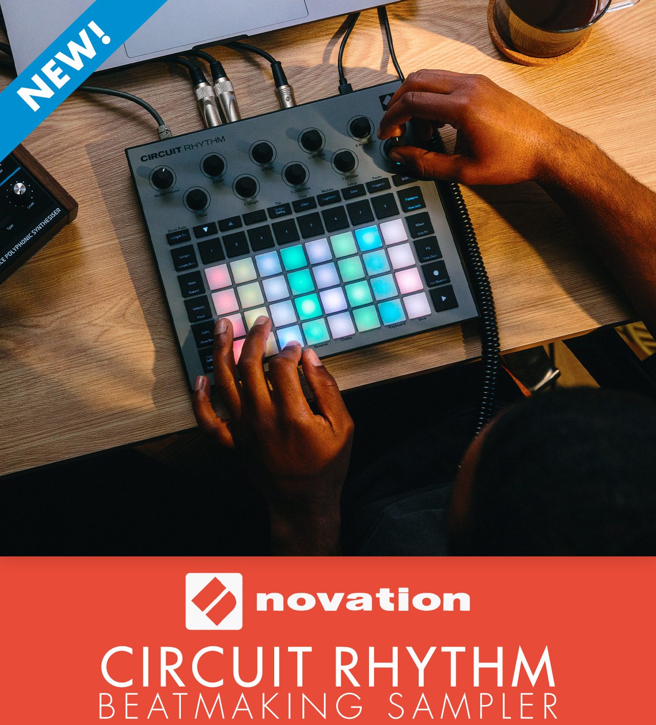 New From Novation: Circuit Rhythm Beatmaking Sampler