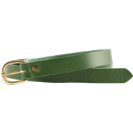 Medieval Leather Buckle Belt - Green