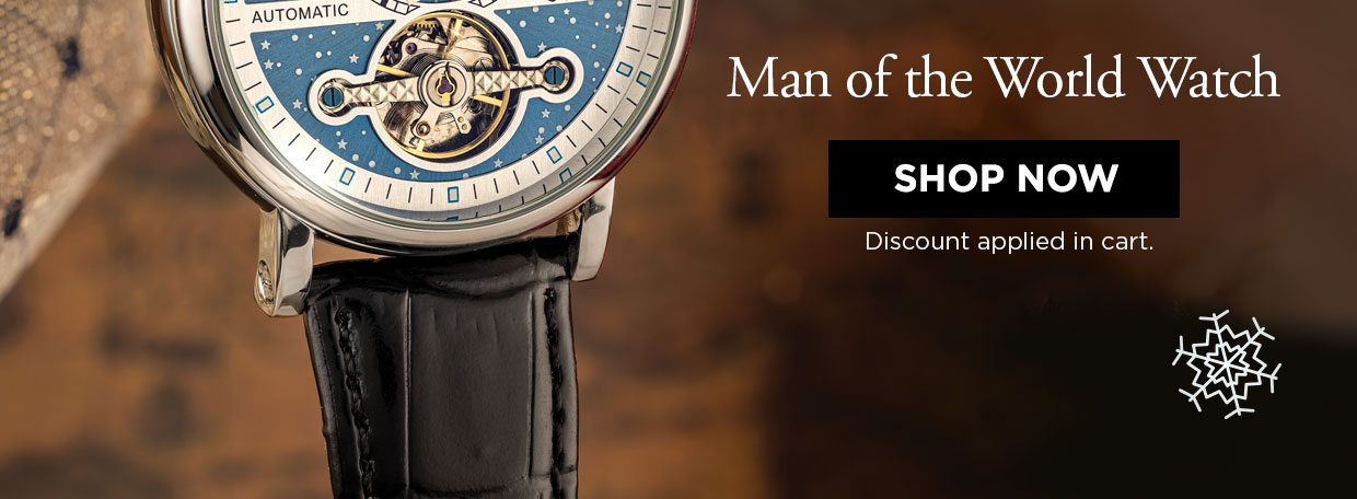 Man of the World Watch. SHOP NOW. Discount applied in cart.