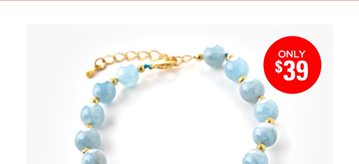 Mare Aquamarine Bracelet. Only $39