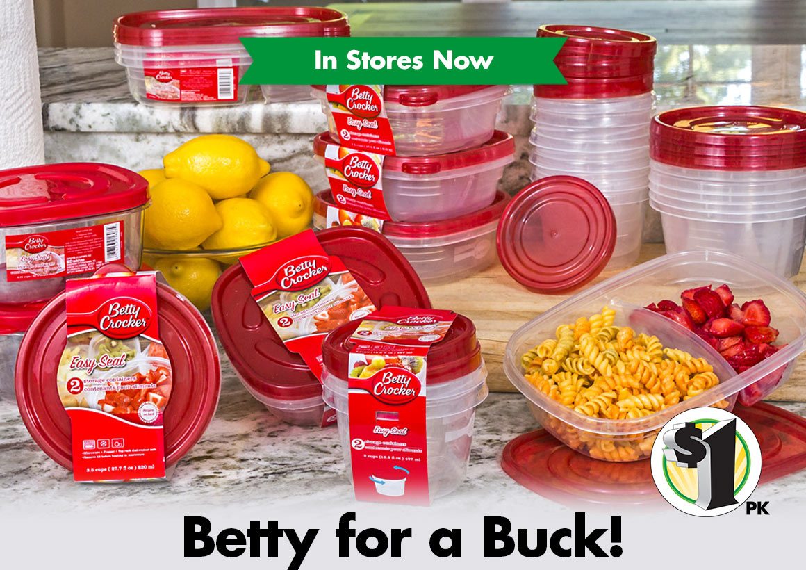 Shop $1 Betty Crocker® Storage Containers!