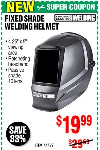 Fixed Shade Welding Helmet