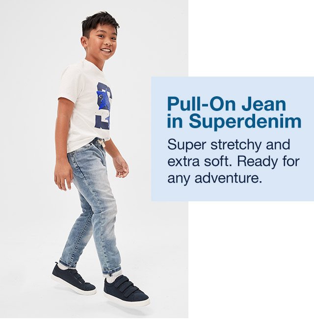 Pull-On Jean in Superdenim