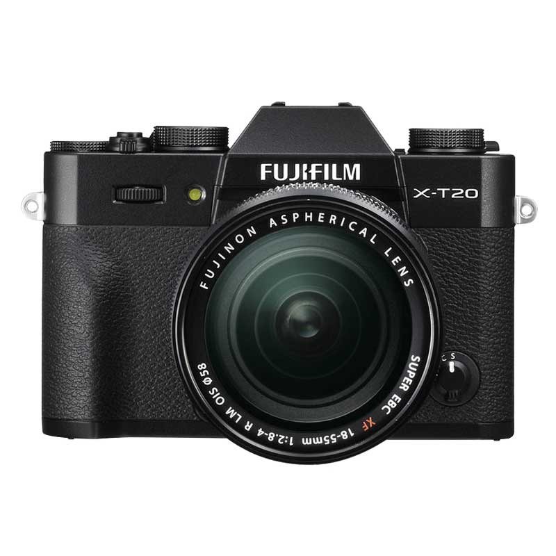 FUJIFILM X-T20 BLACK W/XF 18-55MM OIS LENS
