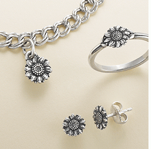 Silver Sunflower Collection