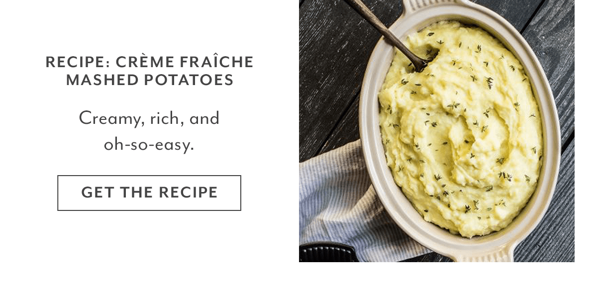 Crème Fraîche Mashed Potatoes