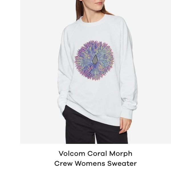Volcom Coral Morph Crew Womens Sweater
